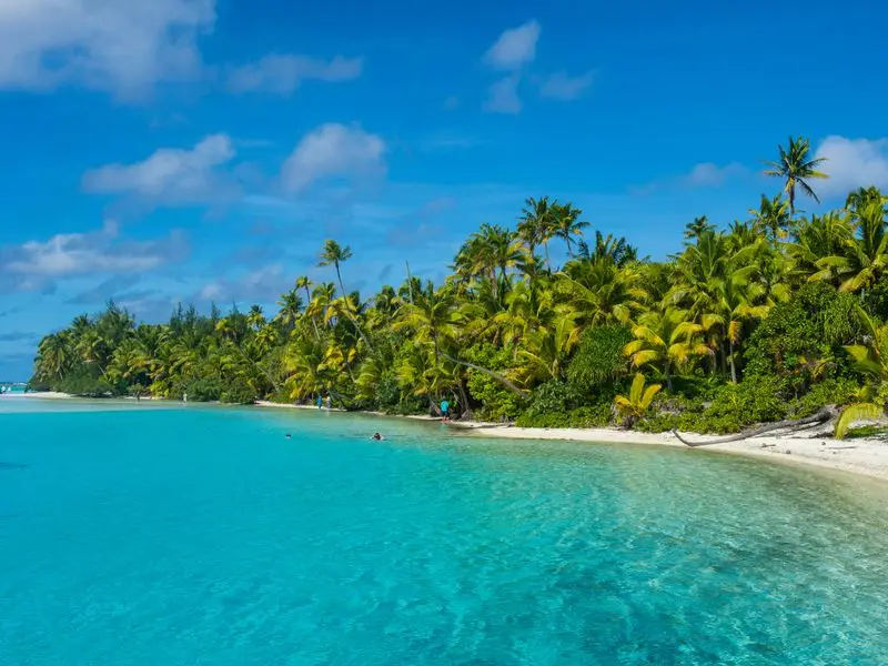 Ansicht von Rarotonga, Cookinseln