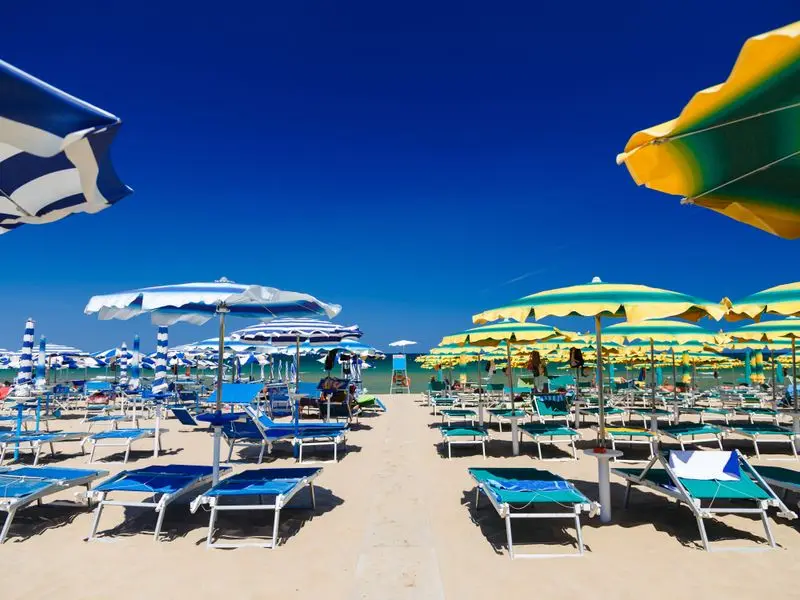 Veduta di Rimini, Italia