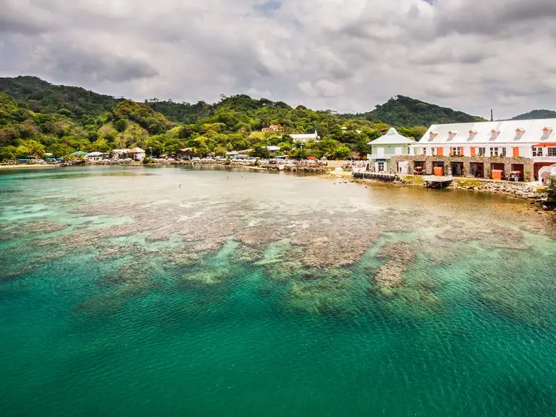 View of Roatan, Honduras