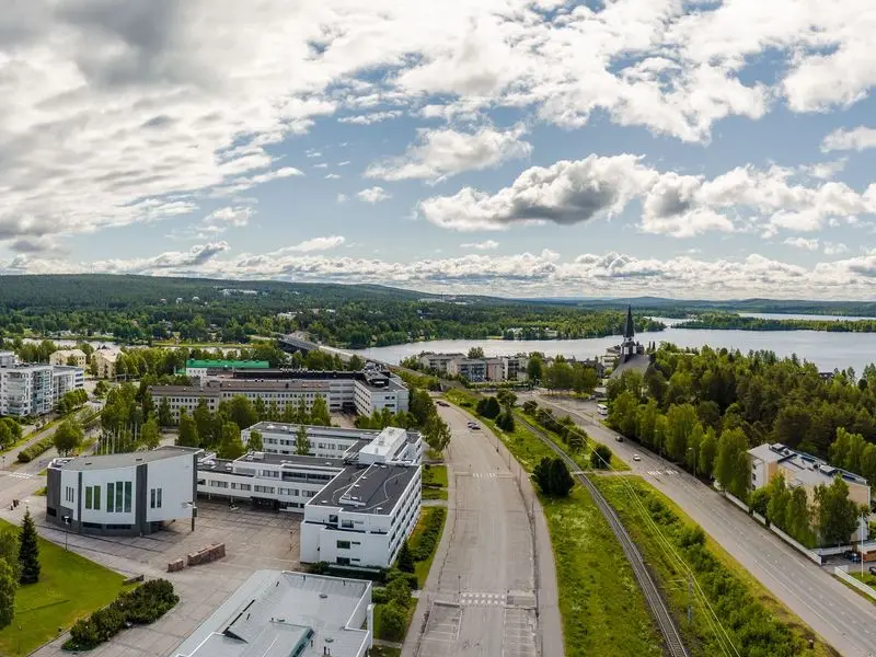 Ansicht von Rovaniemi, Finnland