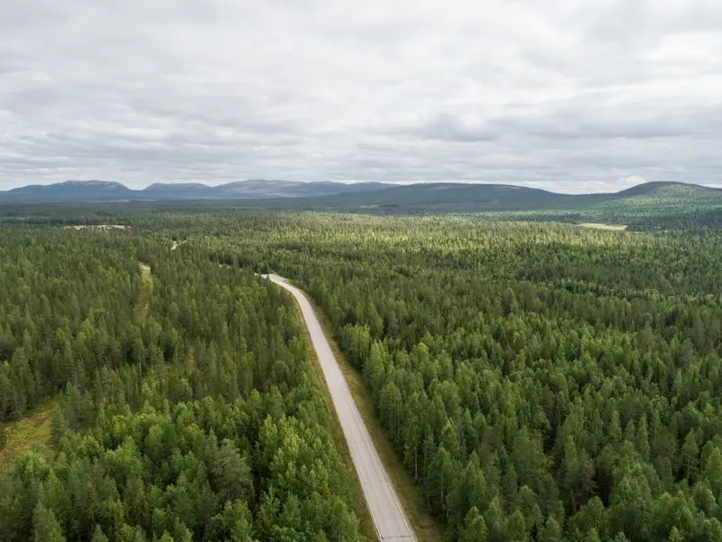 Saariselkä, Finlandiya görünümü