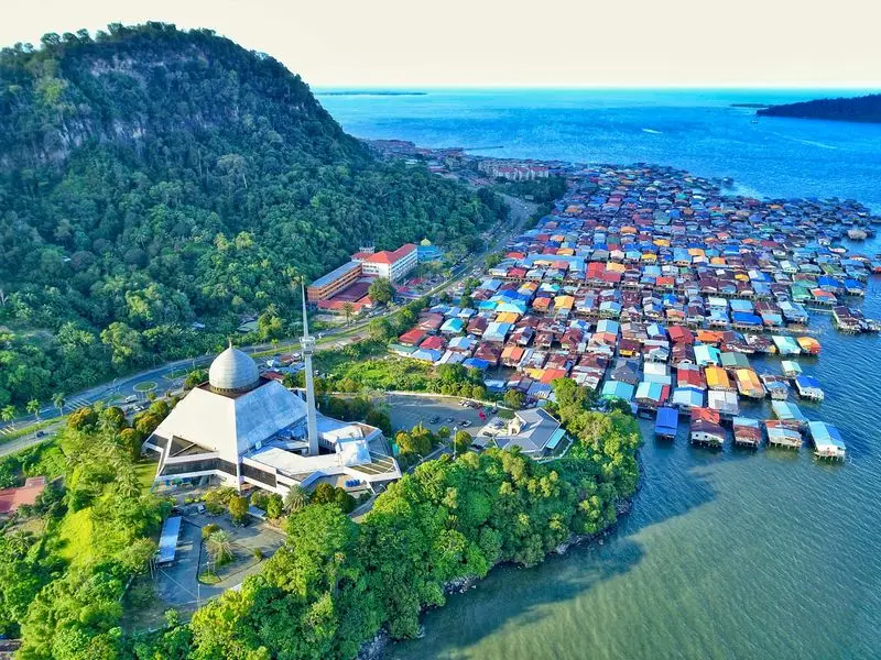 Veduta di Sandakan, Malaysia