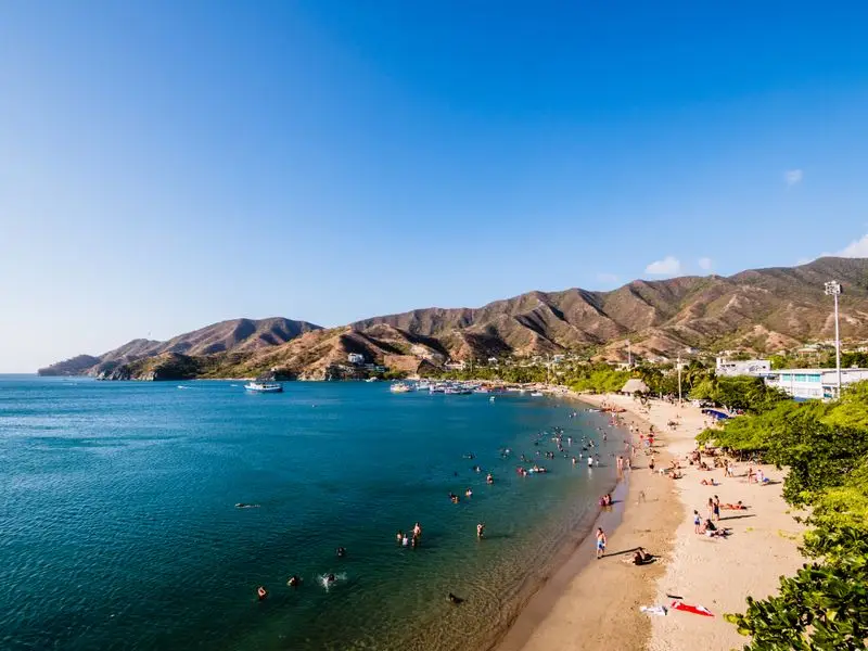 Ansicht von Santa Marta, Kolumbien