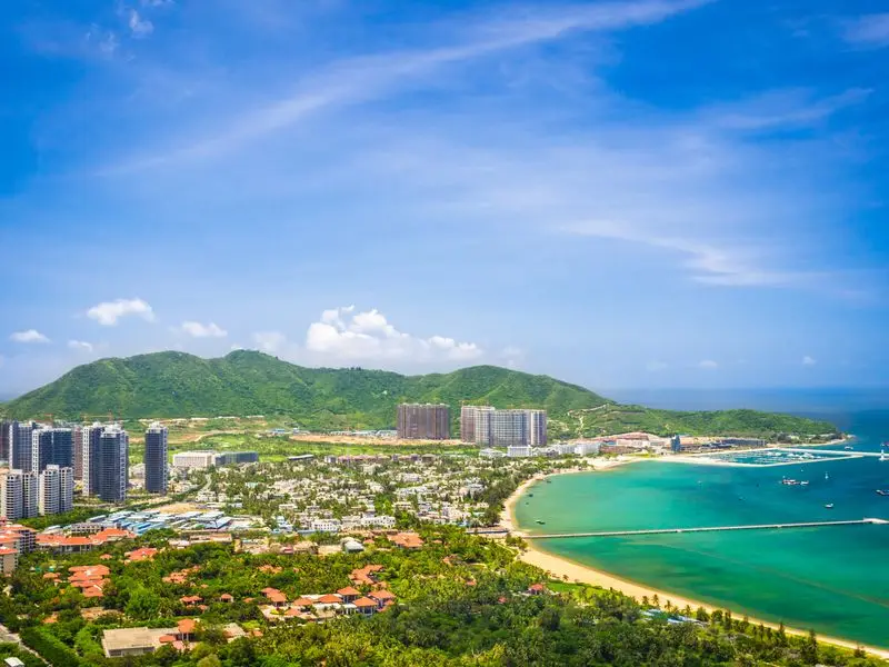 Veduta di Sanya, Cina