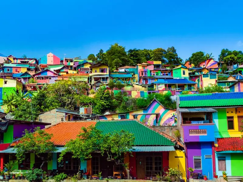 Ansicht von Semarang, Indonesien