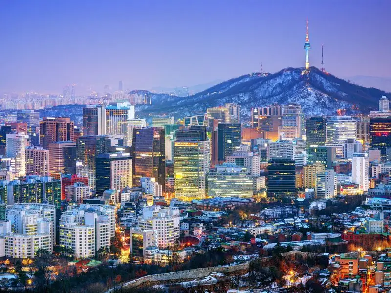View of Seoul, South Korea