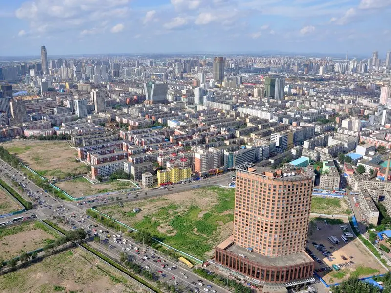Vista de Shenyang, China