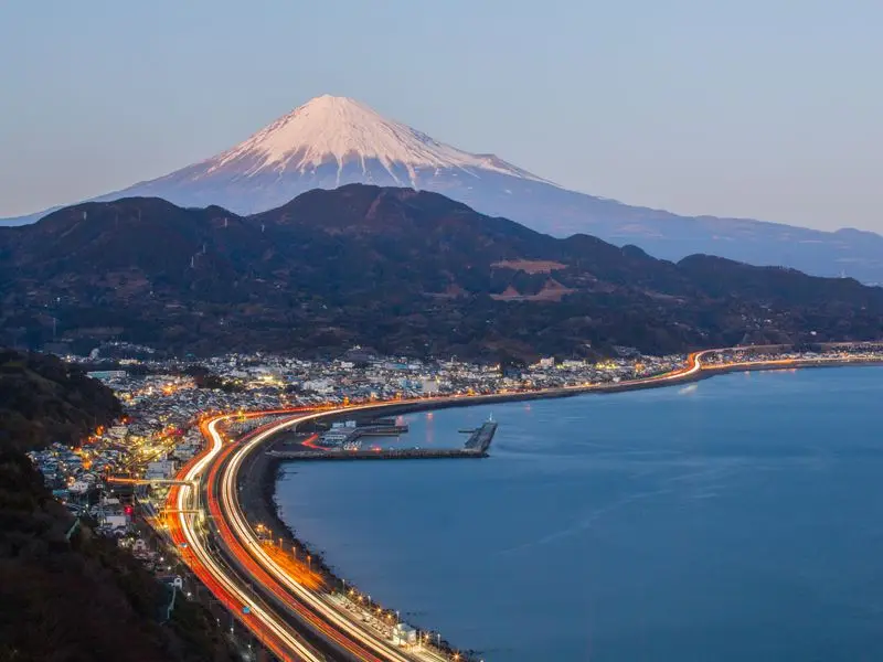 Ansicht von Shizuoka, Japan