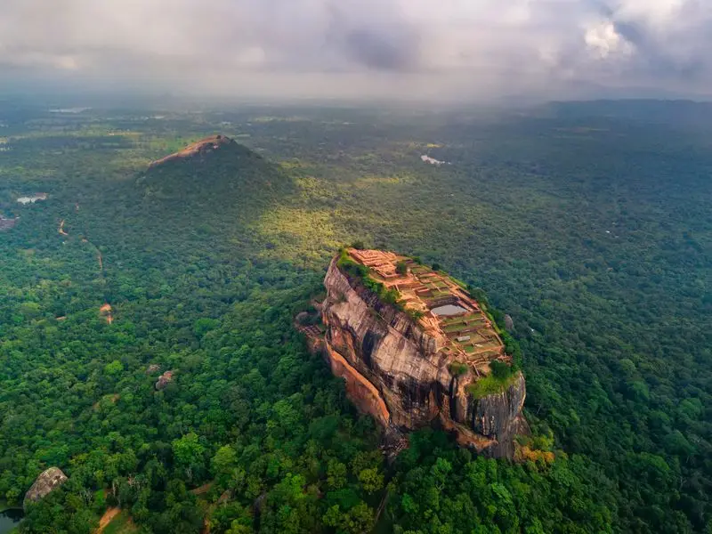 Vista de Sigiriya, Sri Lanka