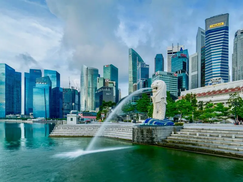 Ansicht von Singapur, Singapur
