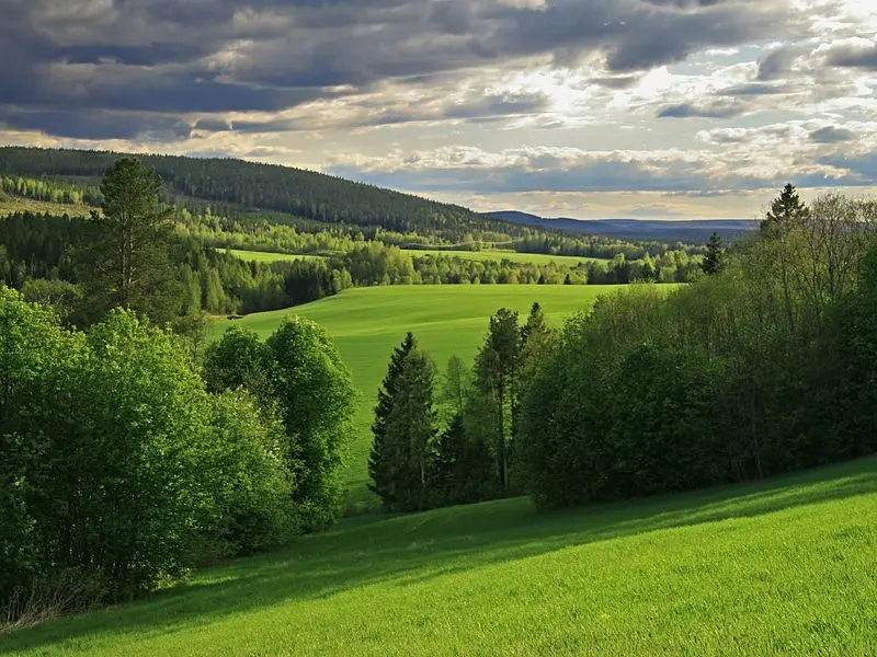 Veduta di Skelleftea, Svezia