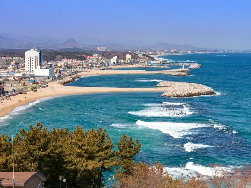 View of Sokcho, South Korea