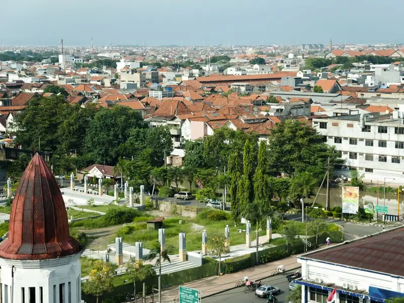 Ansicht von Surabaya, Indonesien