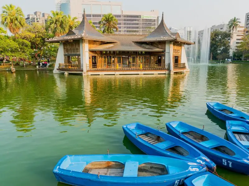 Ansicht von Taichung, Taiwan