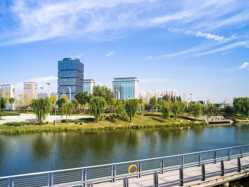 Vista de Taiyuan, China