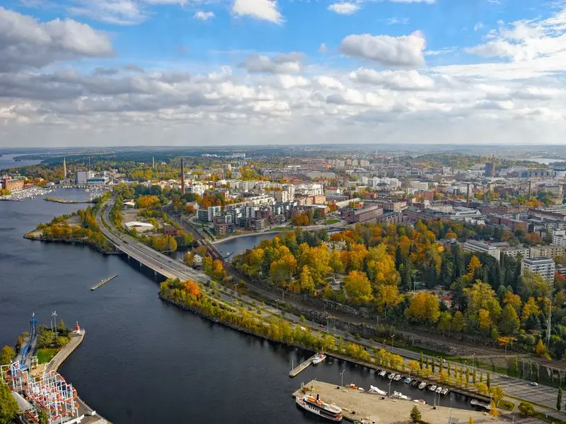 Ansicht von Tampere, Finnland