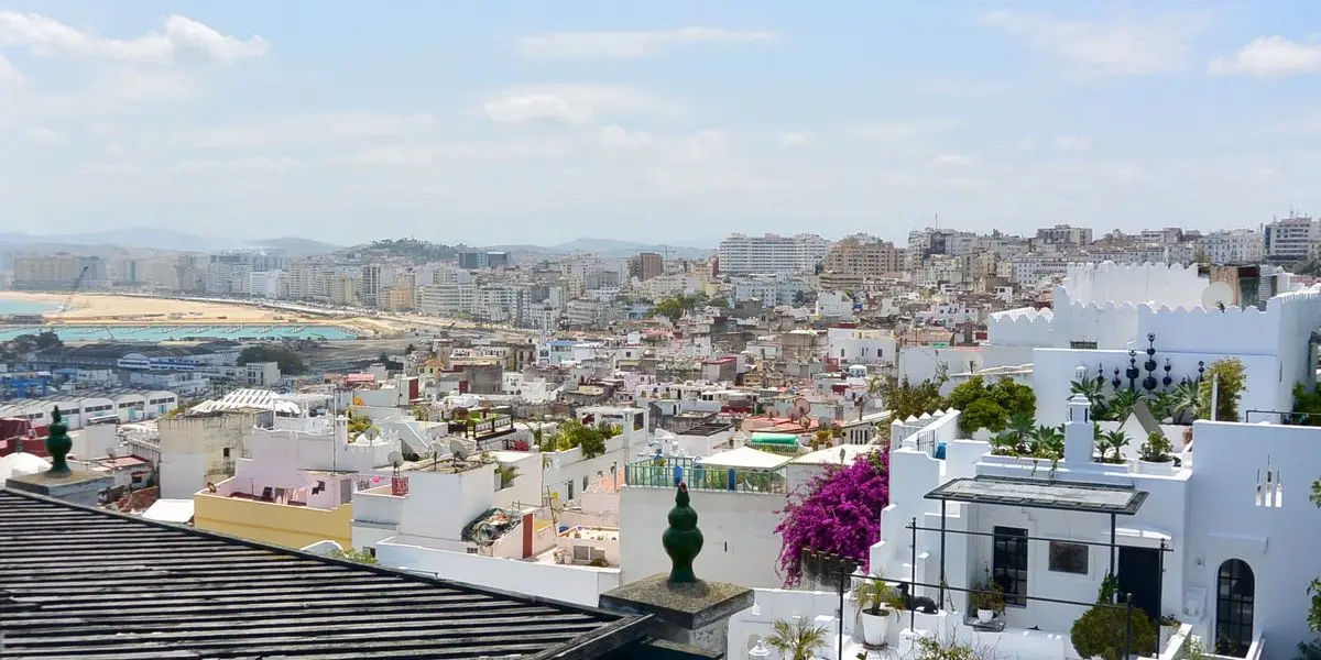 Veduta di Tangeri, Marocco