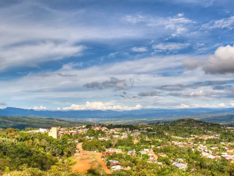View of Tarapoto, Peru