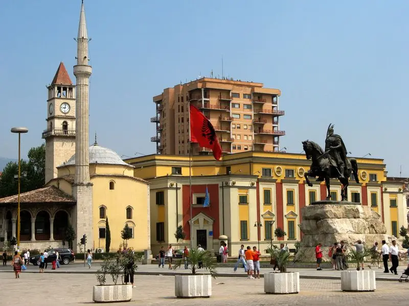 Ansicht von Tirana, Albanien