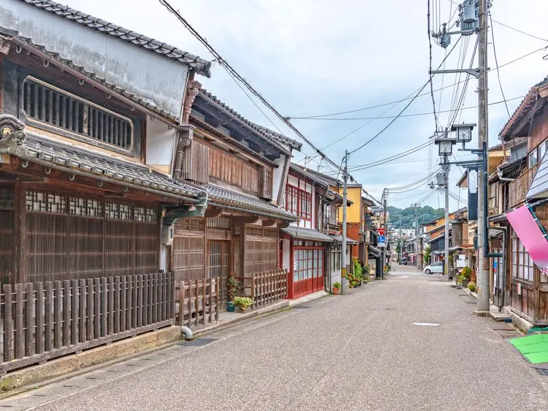 Ansicht von Toyooka, Japan
