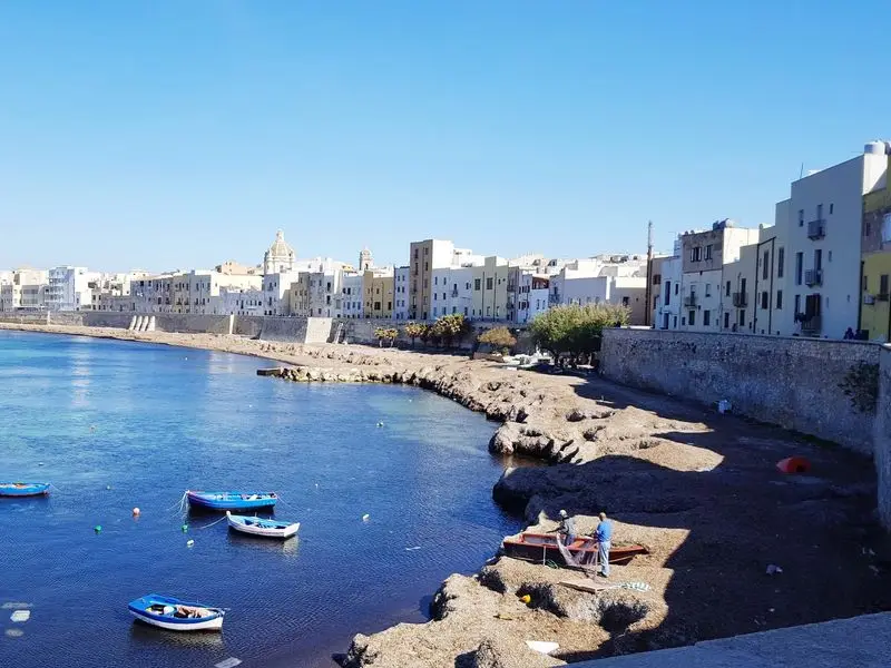 Vue de Trapani, Italie