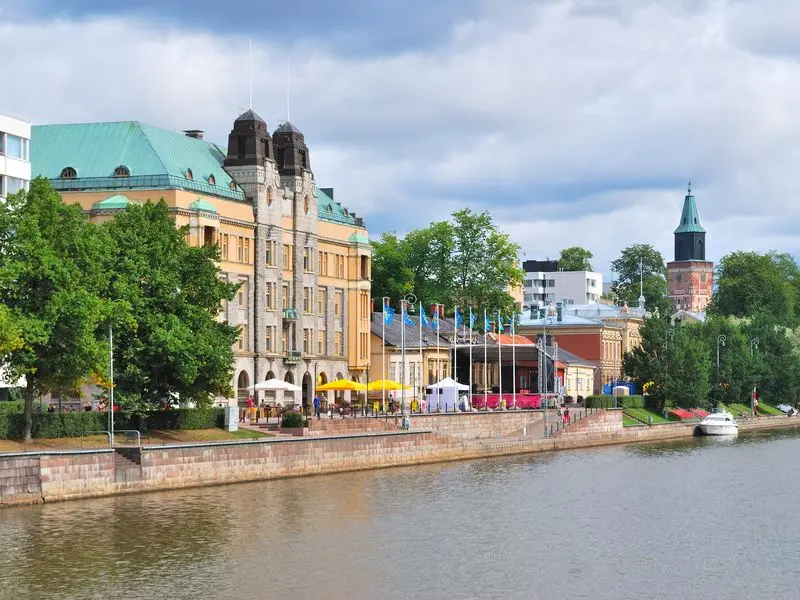 Veduta di Turku, Finlandia