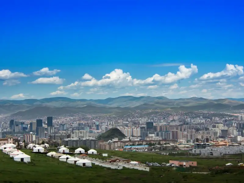 Ansicht von Ulaanbaatar, Mongolei