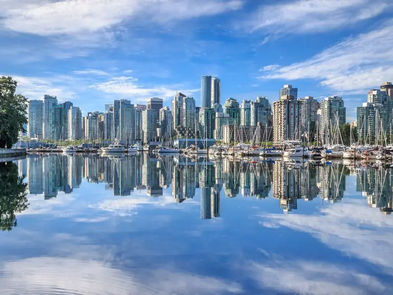 Vista de Vancouver, Canadá