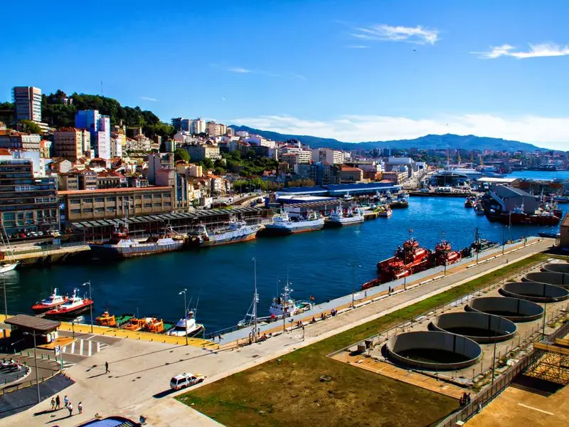 View of Vigo, Spain