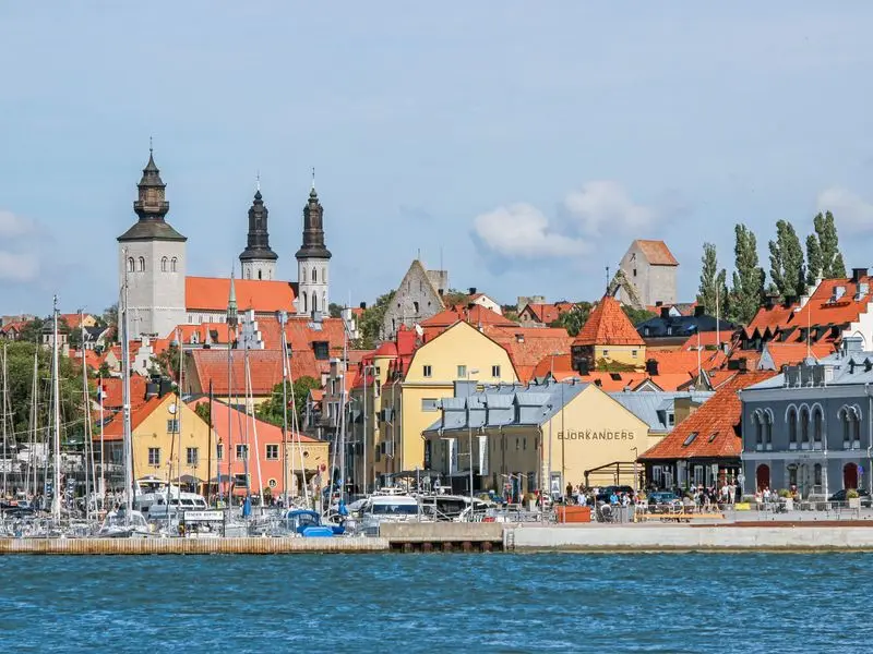 Ansicht von Visby, Schweden