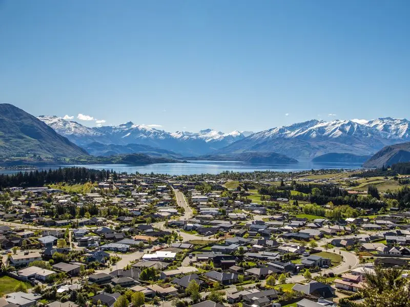 Vue de Wanaka, Nouvelle-Zélande