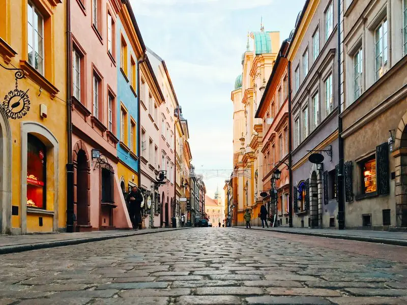 Ansicht von Warschau, Polen