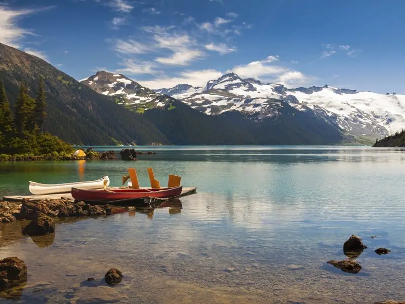 Veduta di Whistler, Canada