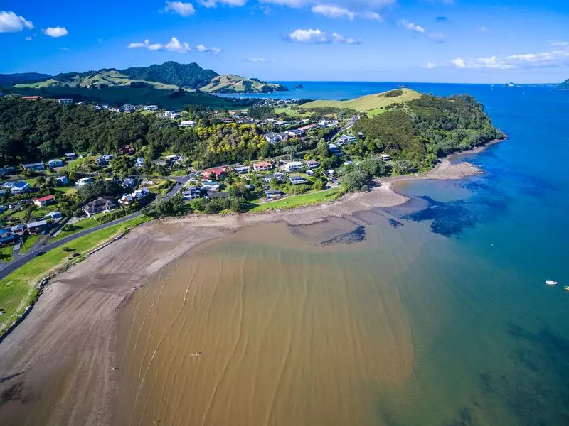 Vista de Whitianga, Nueva Zelanda