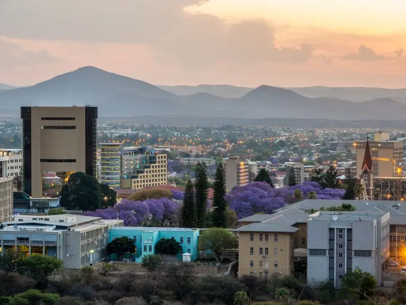 View of Windhoek, Namibia