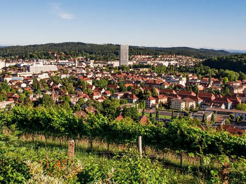Veduta di Winterthur, Svizzera