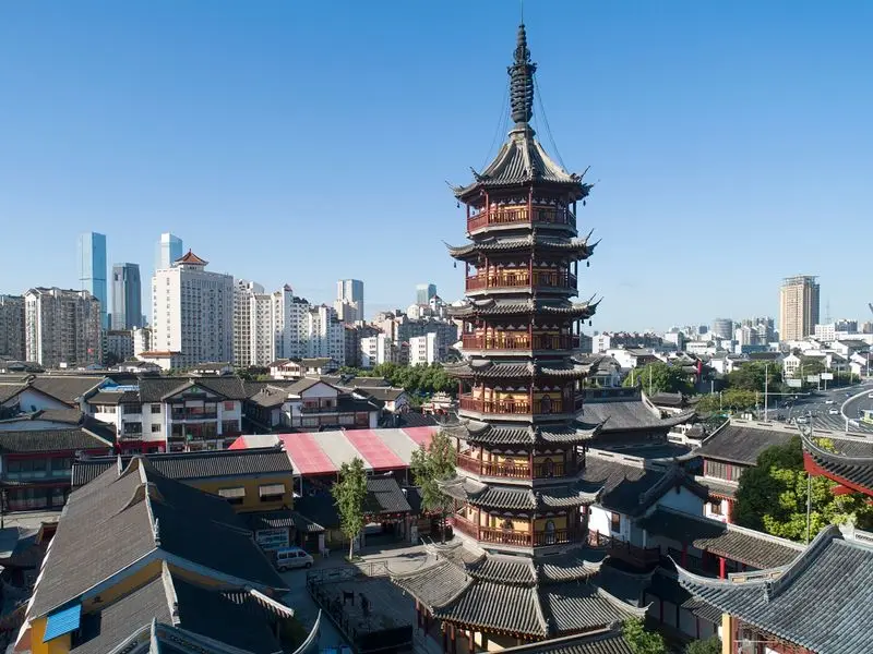 Ansicht von Wuxi, China