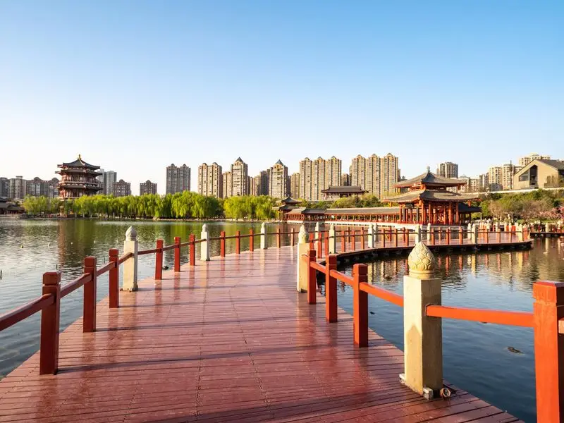 Vista de Xi'an, China