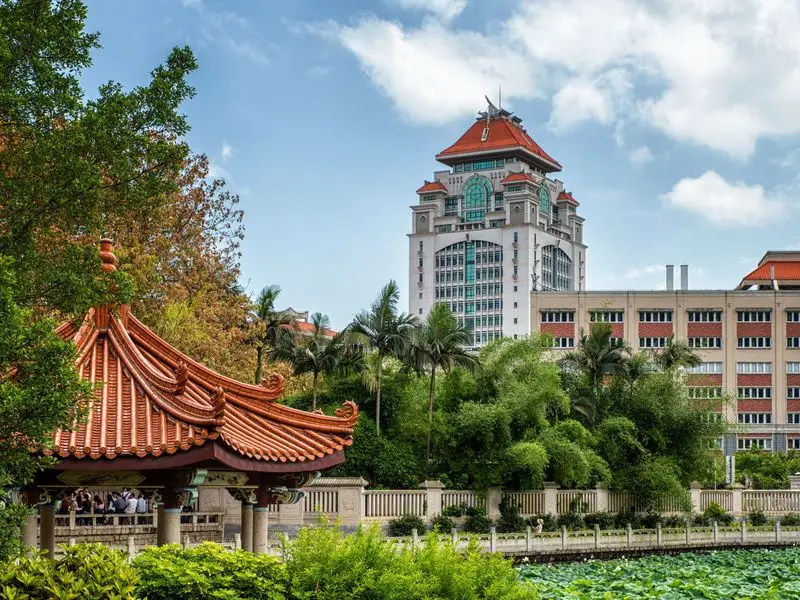 Vista de Xiamen, China