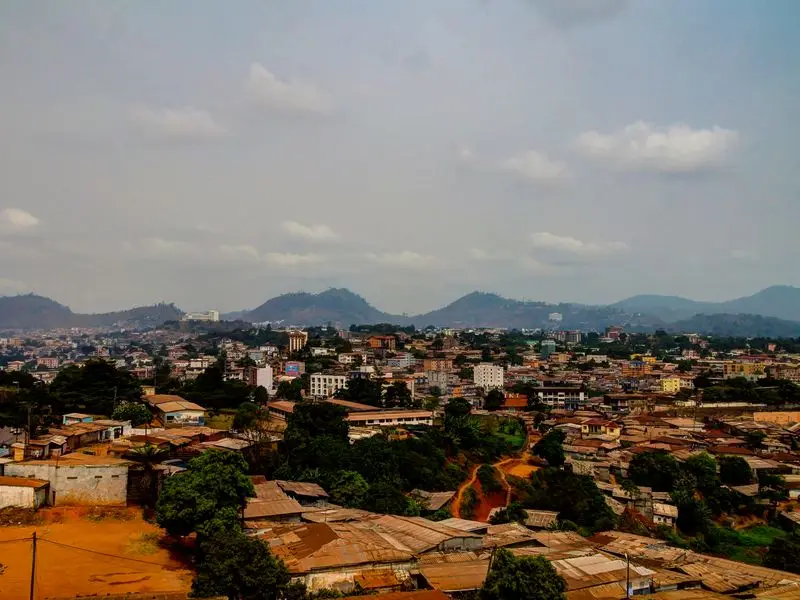 Vista de Yaundé, Camerún