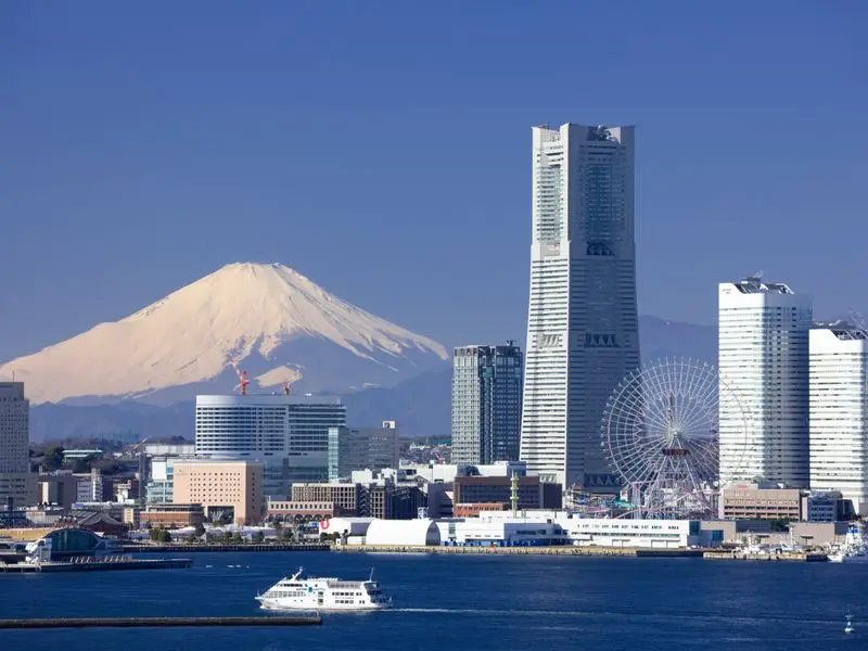 Ansicht von Yokohama, Japan