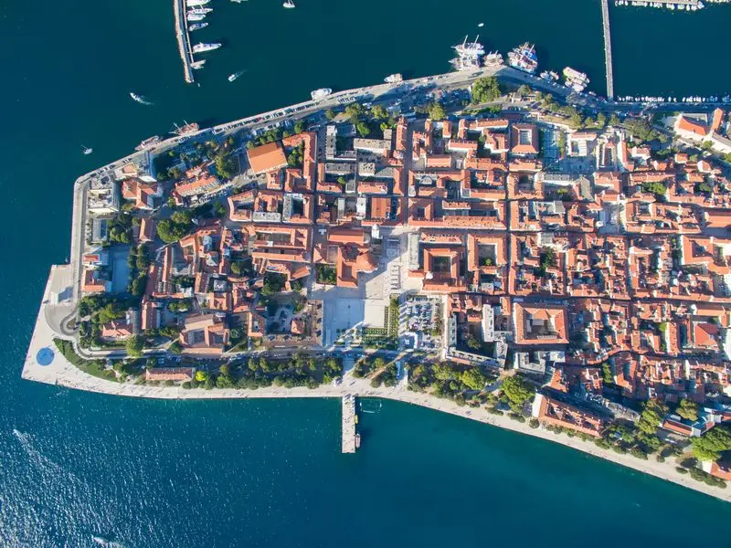 Zadar, Hırvatistan görünümü
