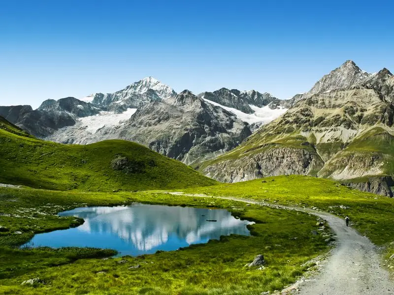 Veduta di Zermatt, Svizzera