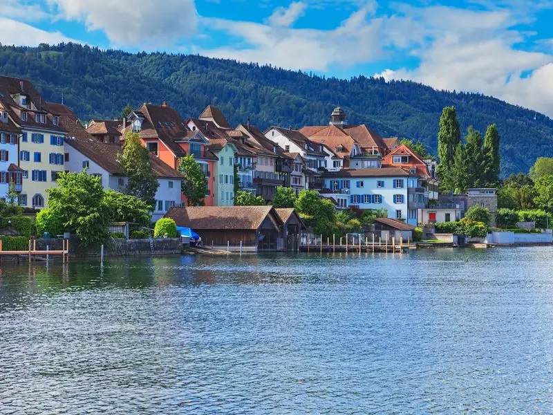 Ansicht von Zug, Schweiz