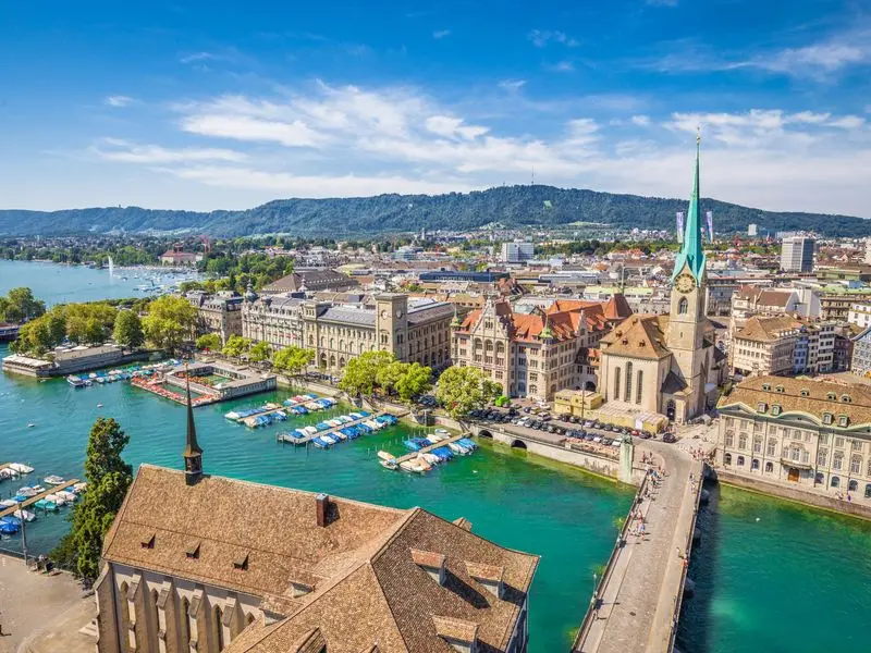 Ansicht von Zürich, Schweiz